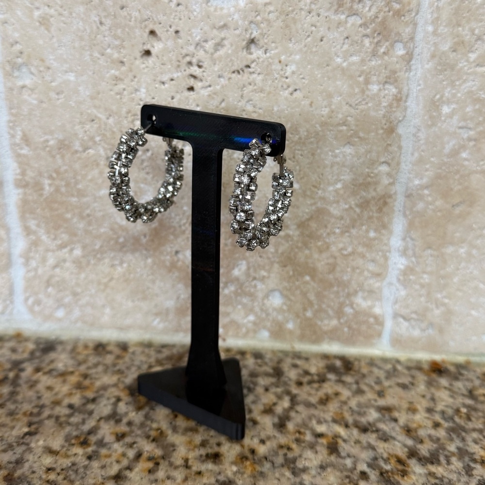 Textured Hoop Earrings